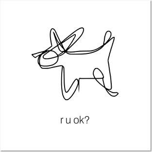 r u ok Posters and Art